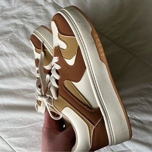 Brown and tan leather shoes!